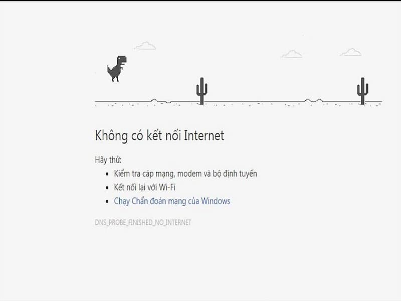 Sẽ không vào được Internet sau khi cài win