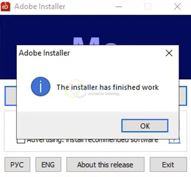 Hoàn tất cài đặt phần mềm Adobe Encoder 2022