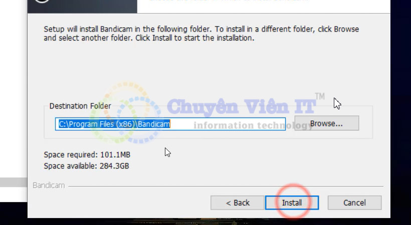 Tiếp tục chọn Install 2020.