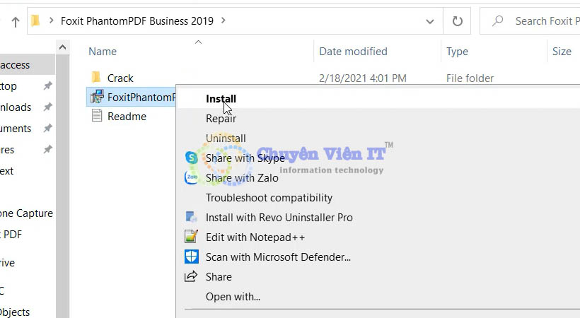 Foxit PhantomPDF Business 2019