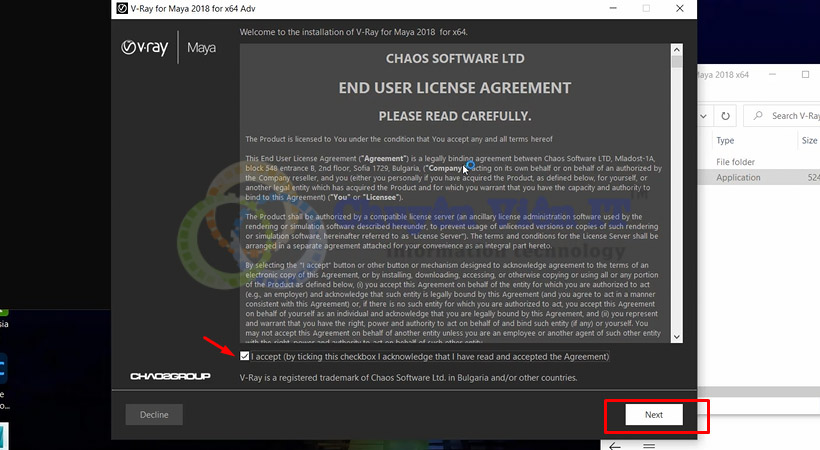 Hướng dẫn cài đặt Vray for maya 2018.