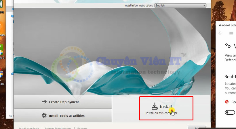 Tiến hành chọn Install Maya 2017.