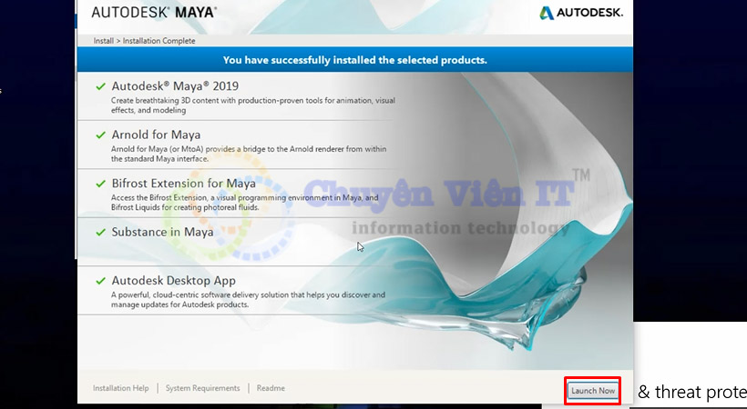 Maya 2019 Hướng dẫn cài đặt phần mềm