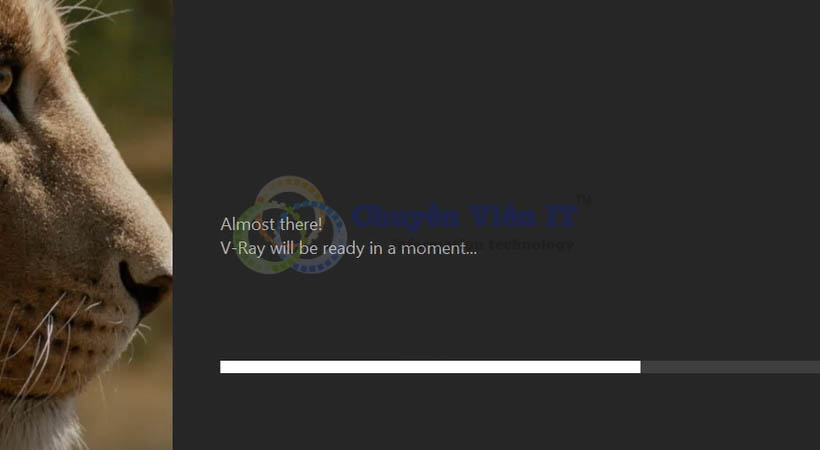 Chờ phần mềm hoàn tất cài đặt