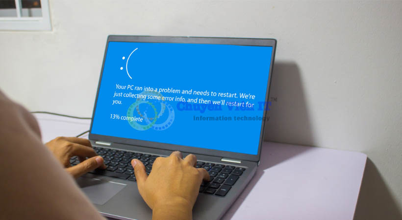 có thể do virus nên bị màn hình xanh