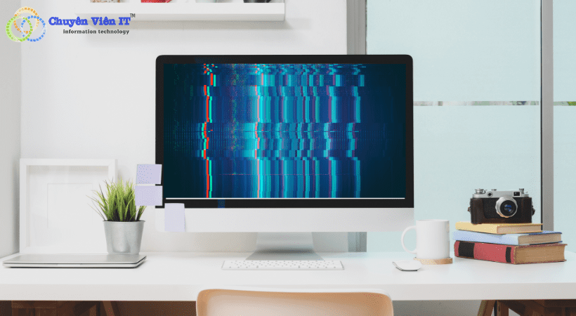 màn hình máy tính bị sọc