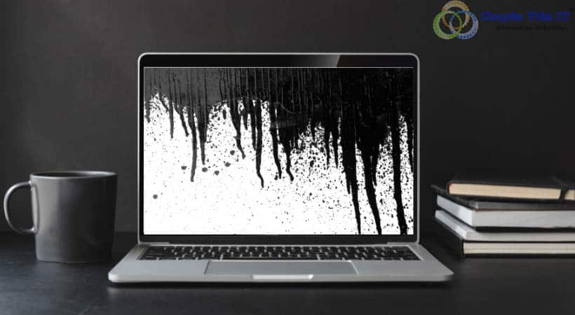 Màn hình Latop bị chảy mực