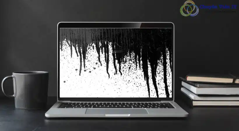 Màn hình Latop bị chảy mực