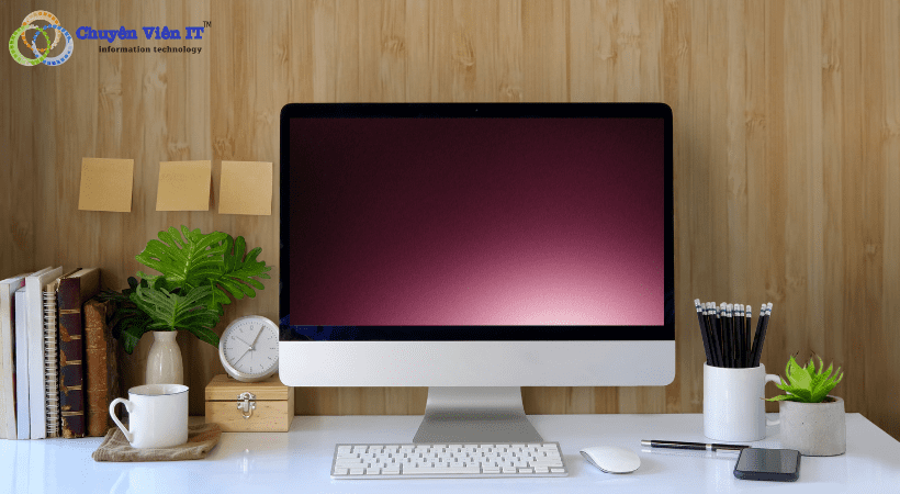 Màn hình máy tính bị ám hồng