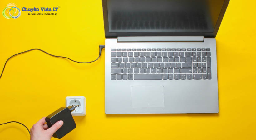 Lỗi Laptop sạc pin không lên phần trăm