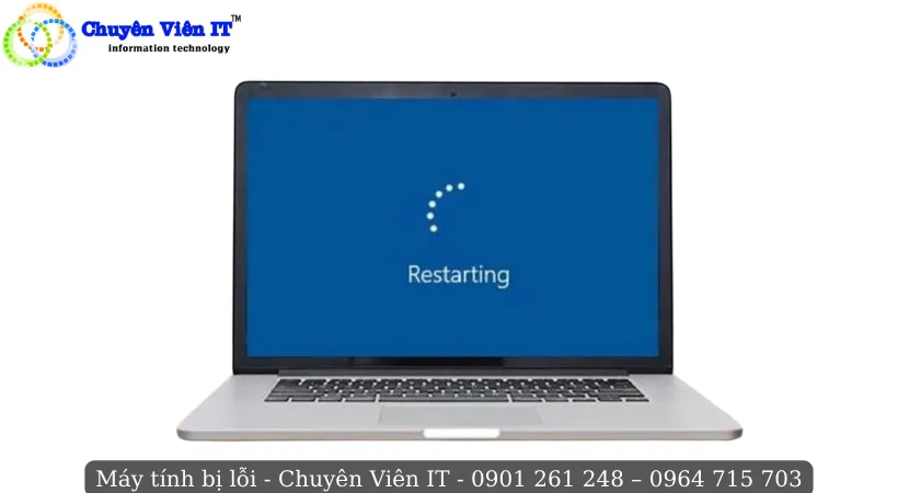 Máy tính báo lỗi khiến máy tính không bật được.