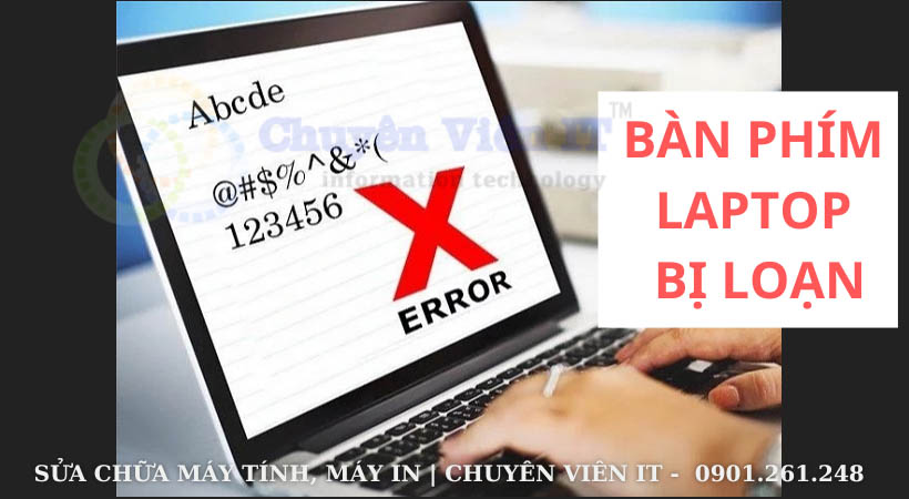 bàn phím laptop bị loạn