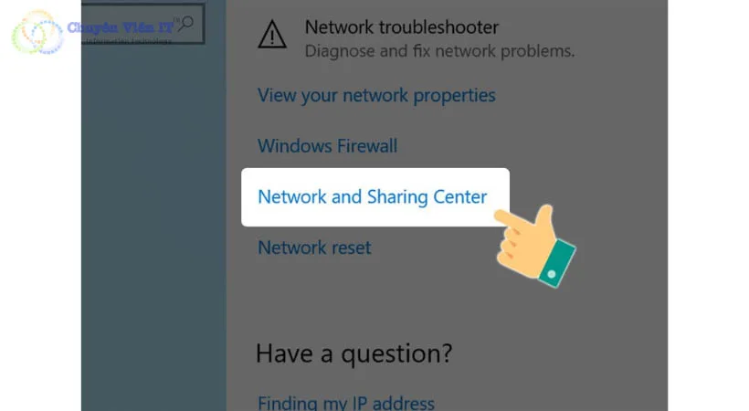 Cách xem địa chỉ IP trên máy tính.
