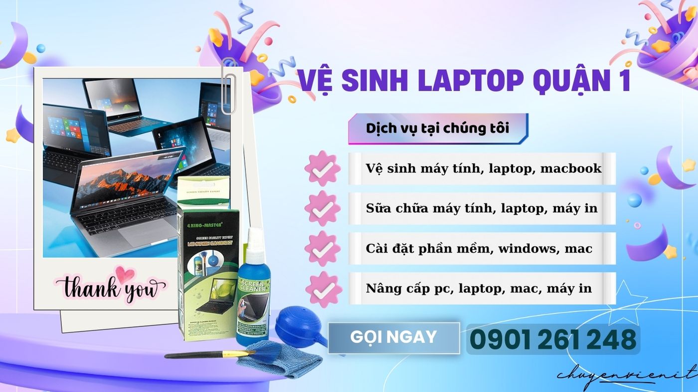 Vệ Sinh Laptop Quận 1