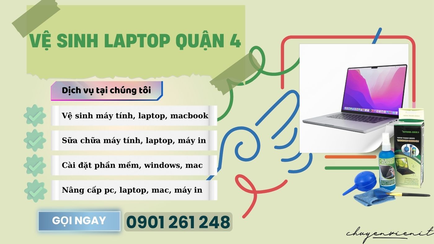 Vệ Sinh Laptop Quận 4