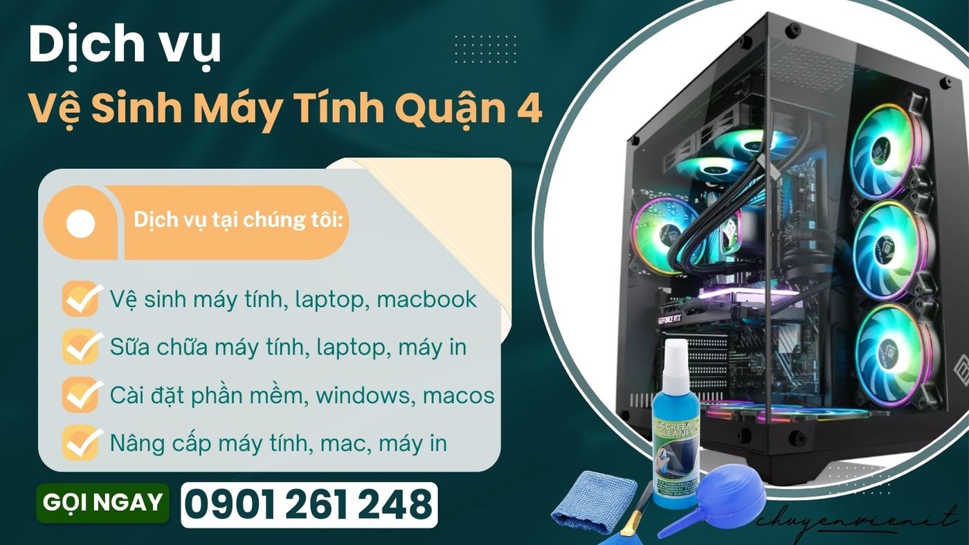 Vệ Sinh Máy Tính Quận 4