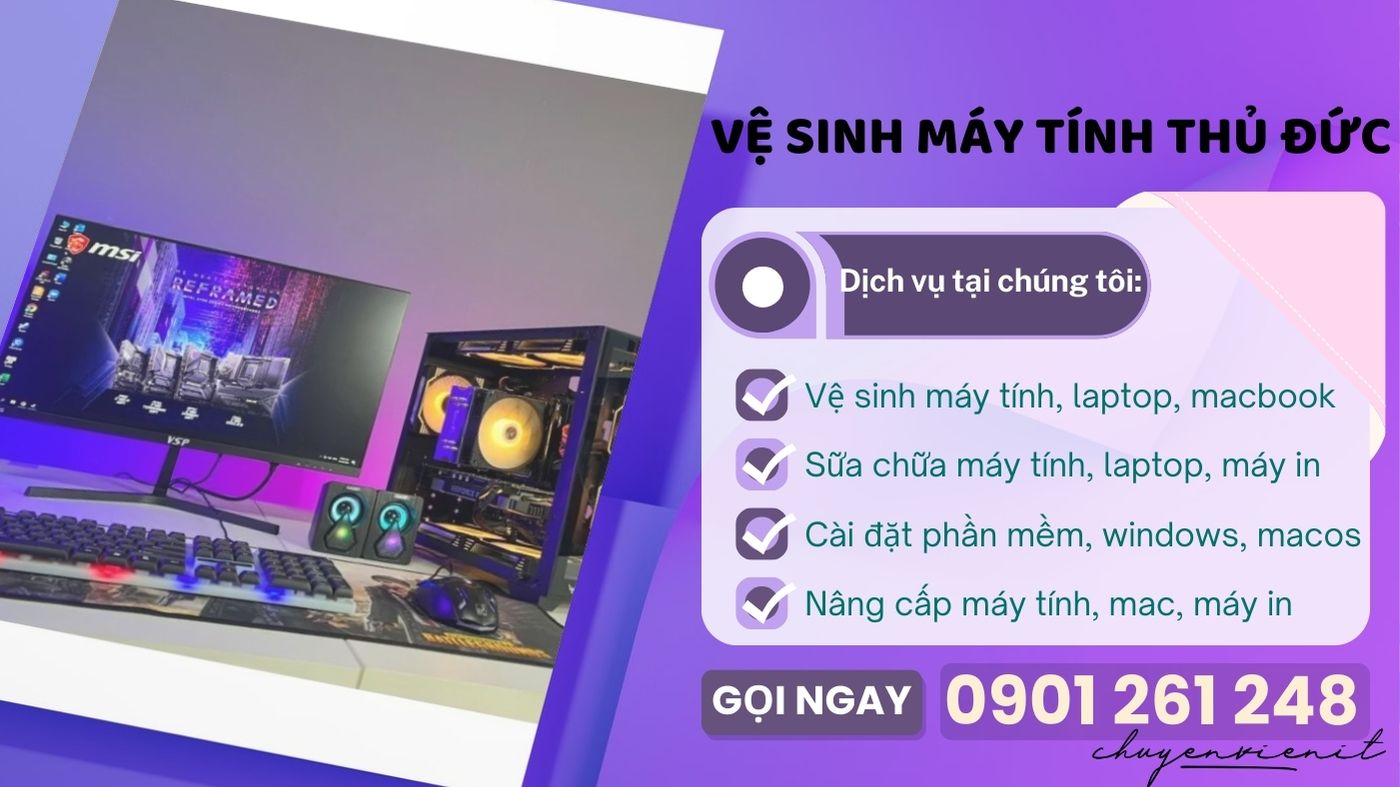 Vệ Sinh Máy Tính Thủ Đức