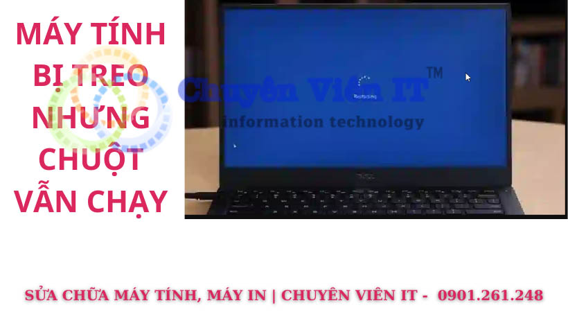máy tính bị treo nhưng chuột vẫn chạy