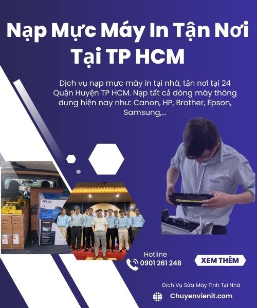 nạp mực máy in