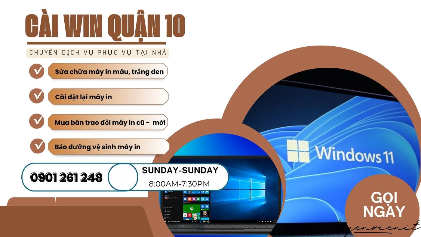 Dịch vụ cài win quận 10