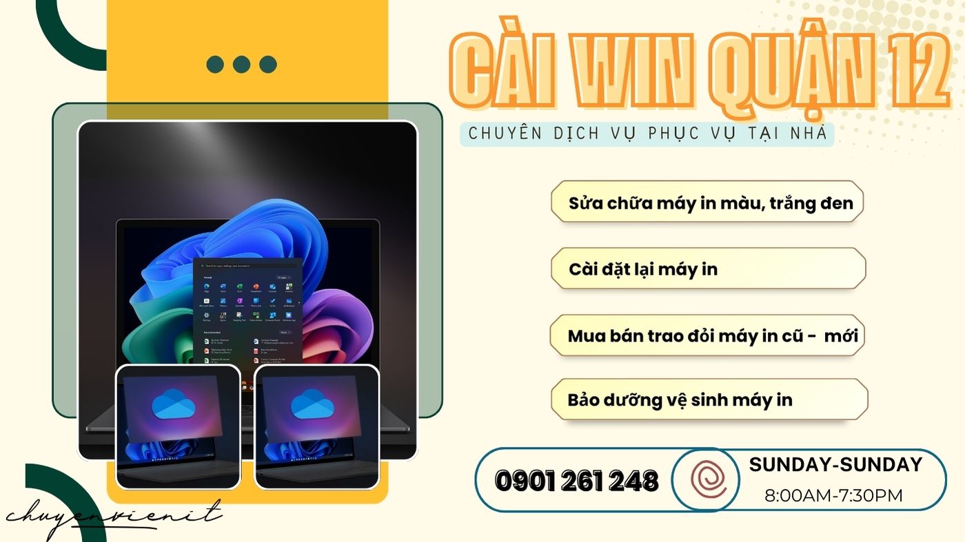 Dịch vụ cài win quận 12