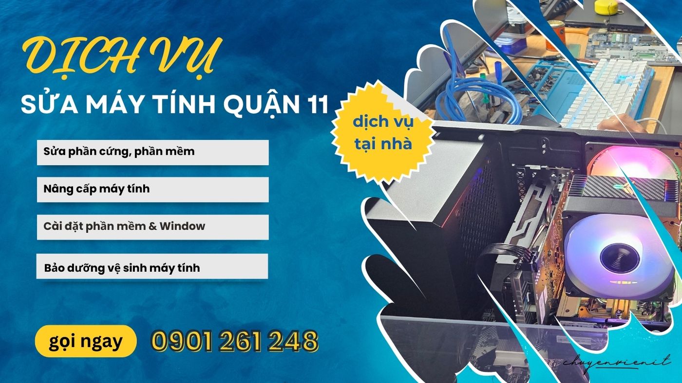 Dịch vụ sửa máy tính quận 11