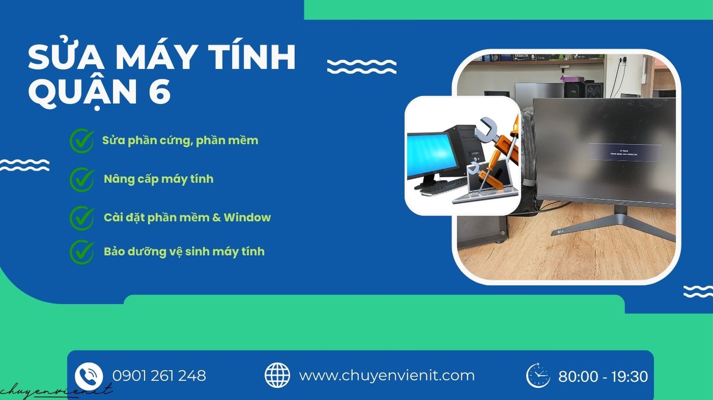 Dịch vụ sửa máy tính quận 6