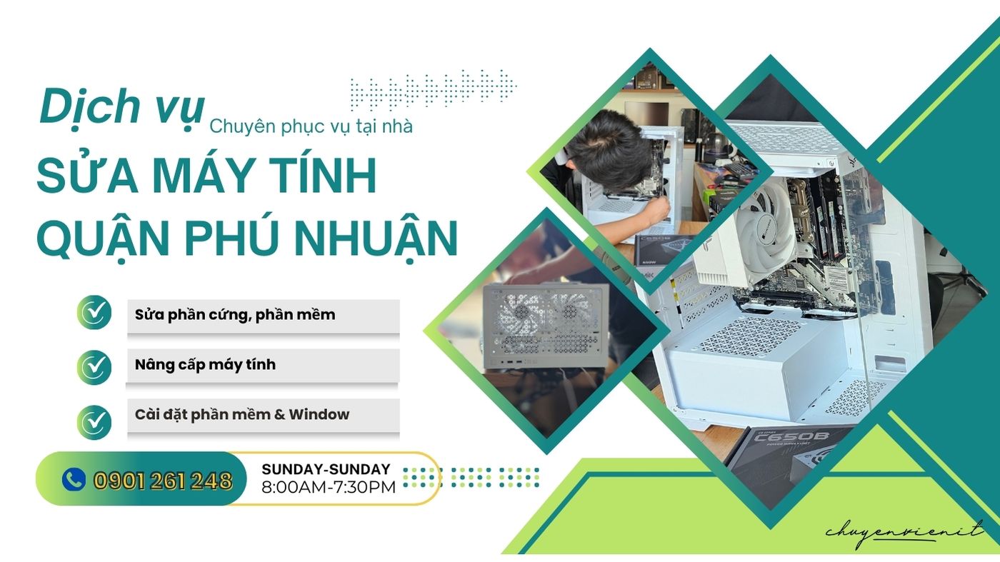 Dịch vụ sửa máy tính quận phú nhuận