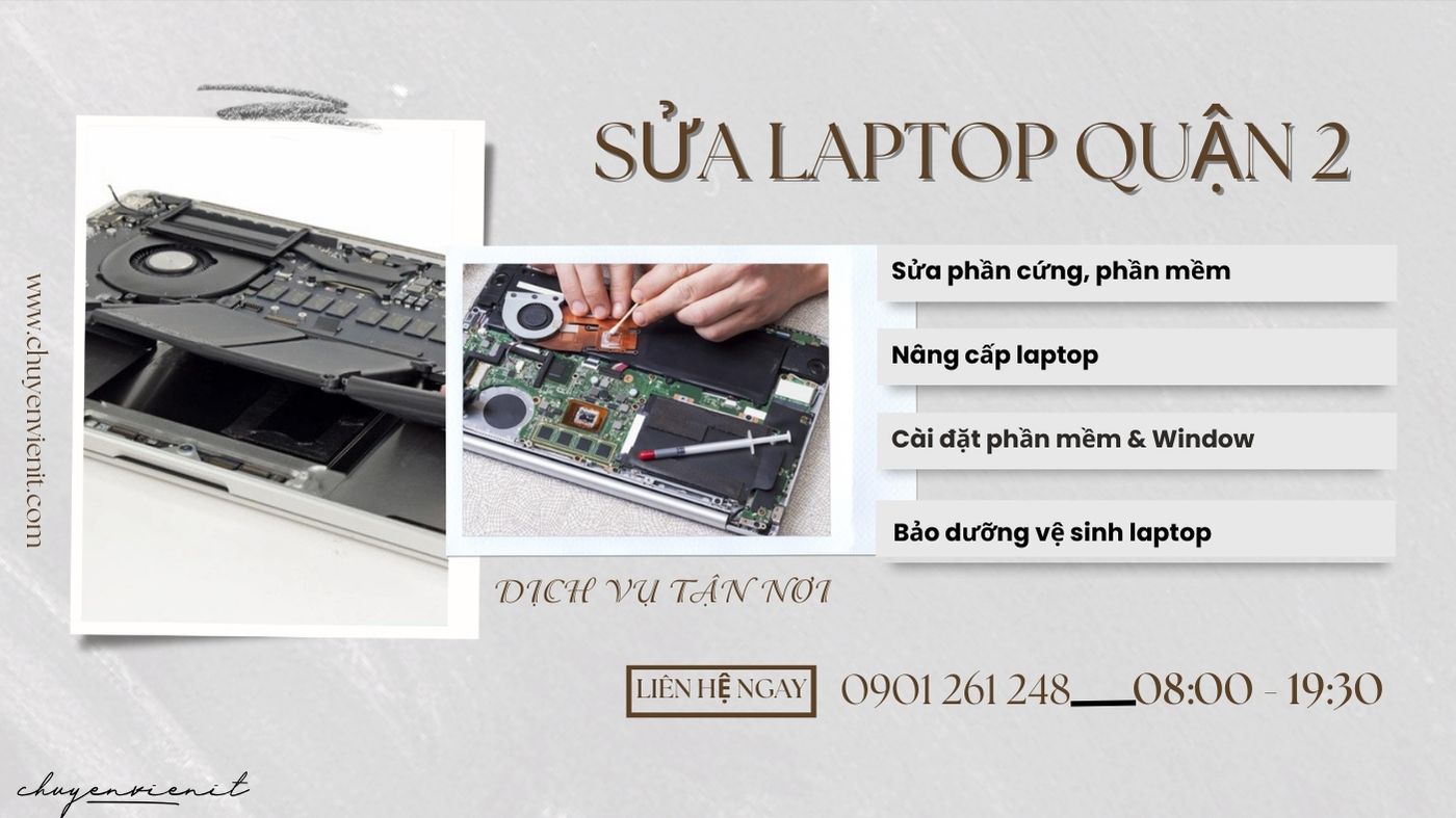 Dịch vụ sửa laptop quận 2