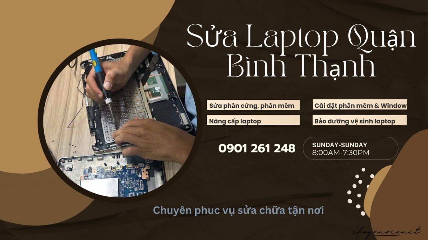 Dịch vụ sửa laptop quận bình thạnh